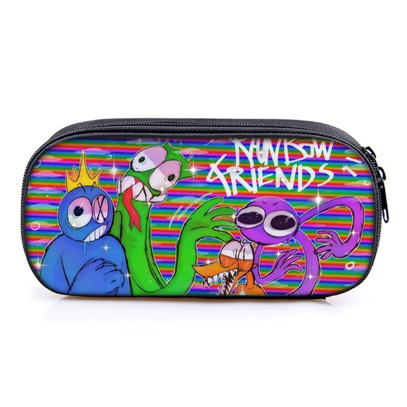 Rainbow Friends Large Pencil Case Purse Storage Bags Multifunction Cosmetic Bag - Image 9