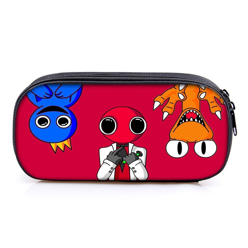Rainbow Friends Large Pencil Case Purse Storage Bags Multifunction Cosmetic Bag - Image 18