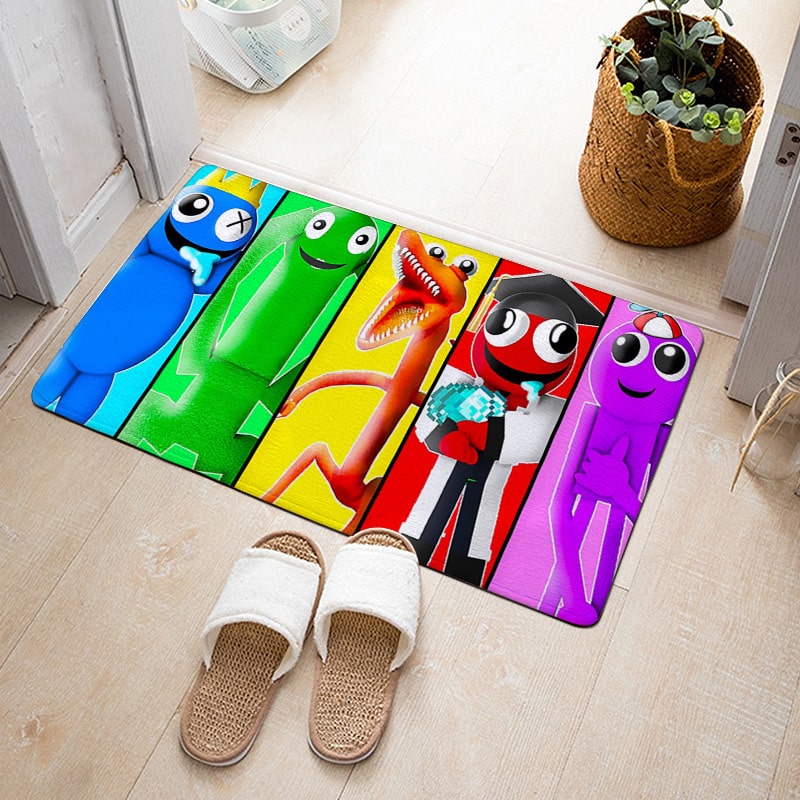 Rainbow Friends Ultra Soft Indoor Modern Area Rugs Fluffy Living Room Carpets Suitable For Children Bedroom - Image 11