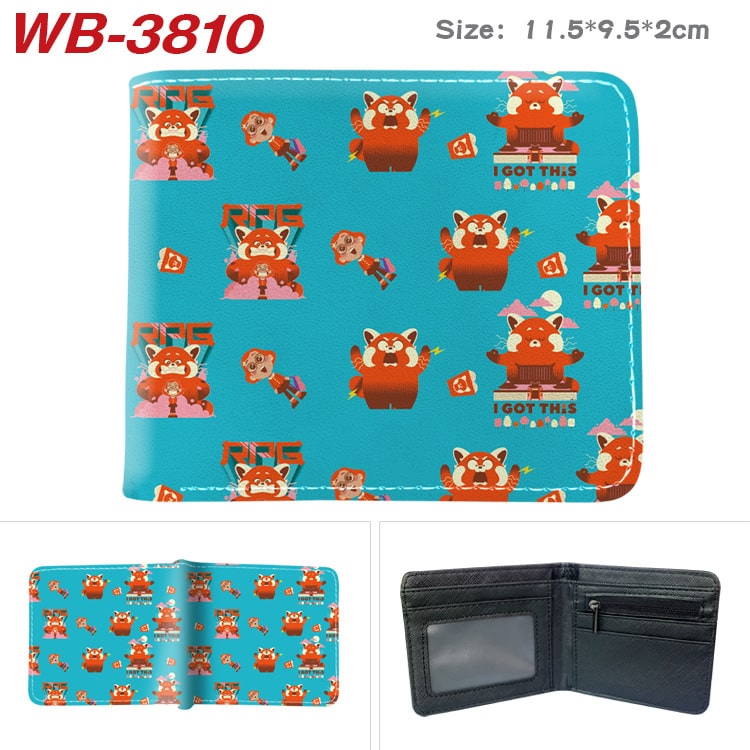 Bifold PU Leather Turning Red Wallet Coin Pocket Credit Card Id Window Card Holder Gift - Image 5