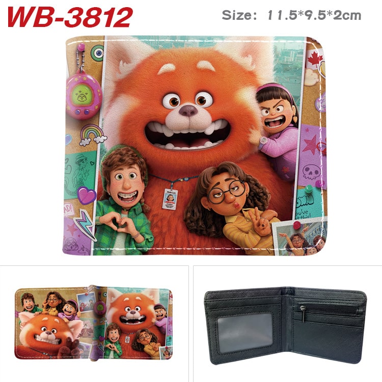 Bifold PU Leather Turning Red Wallet Coin Pocket Credit Card Id Window Card Holder Gift - Image 2