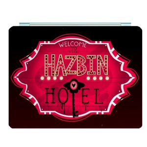 Hazbin Hotel Ipad Leather Case Advanced Pu Leather Protective Cover Automatic Wake Up and Sleep Magnetic Closure Multiple Angle Bracket