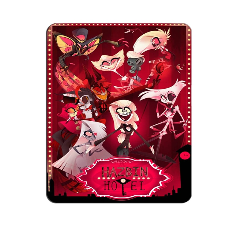 Hazbin Hotel Mouse Pad Natural Rubber Washable