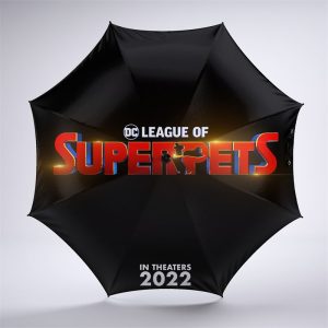 League Of Super-Pets Foldable Umbrella Sunny and Rainy Sunscreen Anti-uv Umbrella