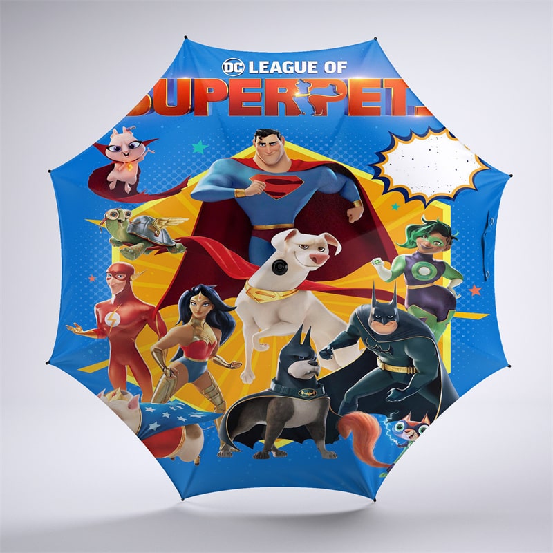League Of Super-Pets Foldable Umbrella Sunny and Rainy Sunscreen Anti-uv Umbrella - Image 4