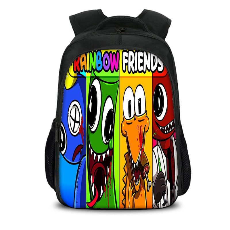 Rainbow Friends Backpack Kids Youth Student High Capacity Waterproof School Bag Birthday Gifts - Image 16