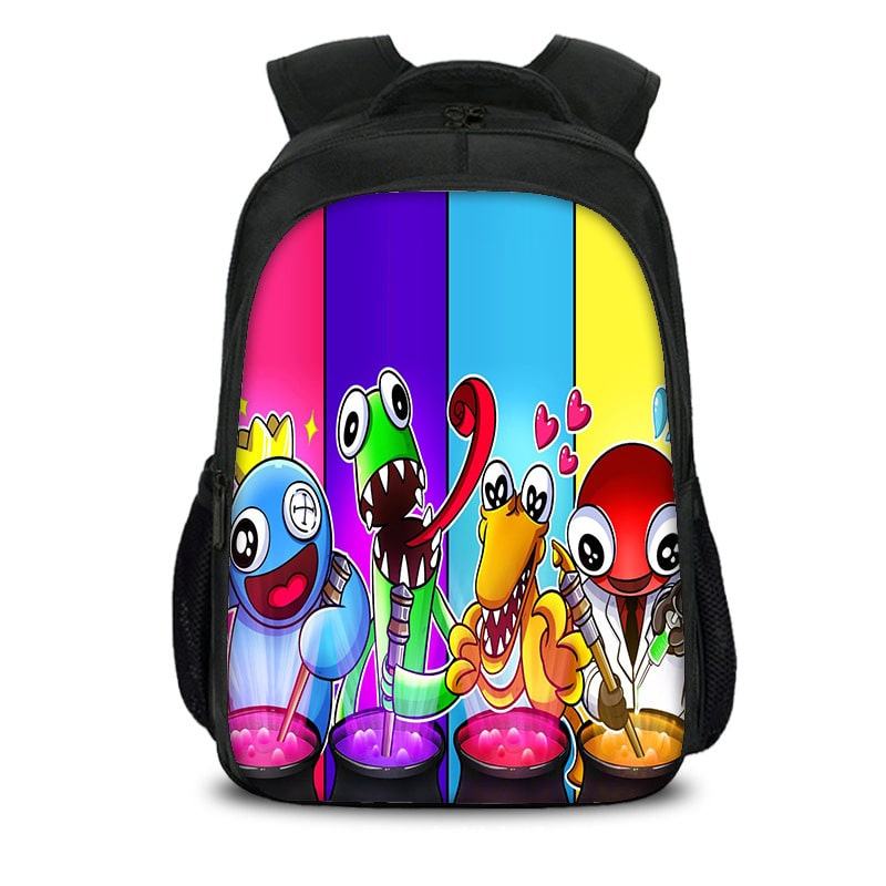 Rainbow Friends Backpack Kids Youth Student High Capacity Waterproof School Bag Birthday Gifts - Image 17