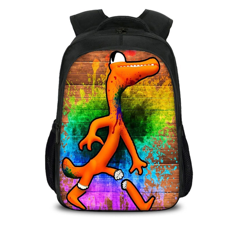 Rainbow Friends Backpack Kids Youth Student High Capacity Waterproof School Bag Birthday Gifts - Image 19