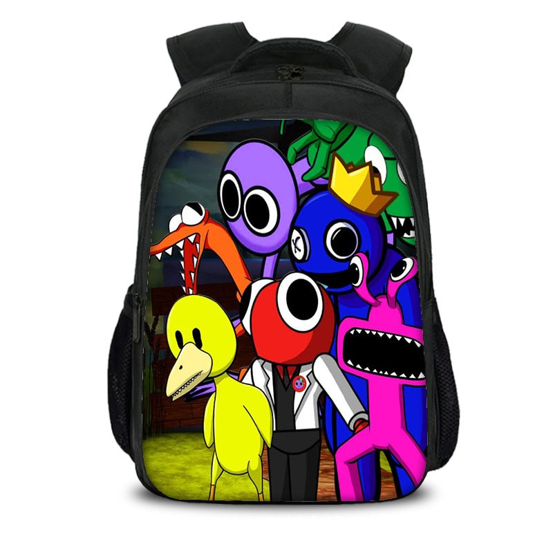 Rainbow Friends Backpack Kids Youth Student High Capacity Waterproof School Bag Birthday Gifts - Image 24