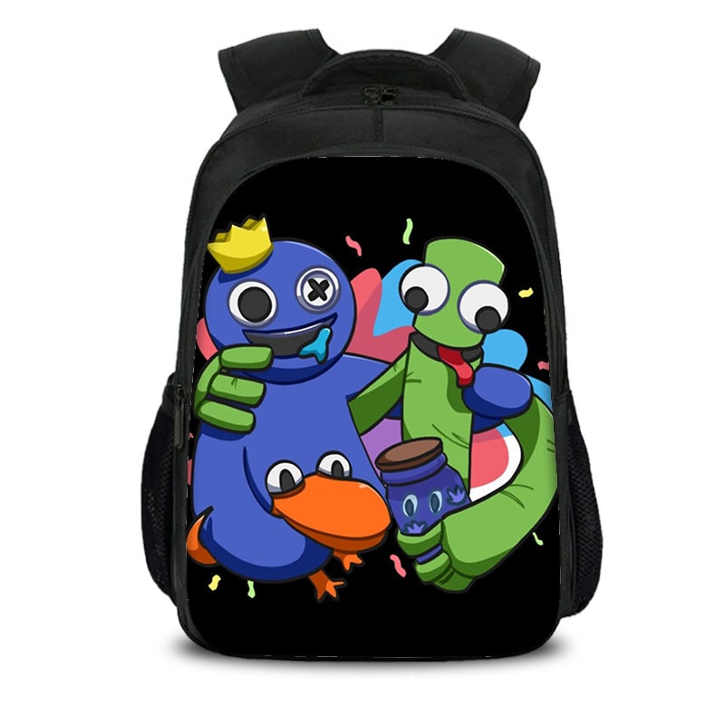 Rainbow Friends Backpack Kids Youth Student High Capacity Waterproof School Bag Birthday Gifts - Image 6