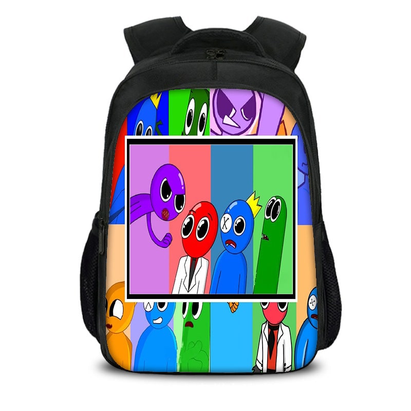 Rainbow Friends Backpack Kids Youth Student High Capacity Waterproof School Bag Birthday Gifts - Image 13
