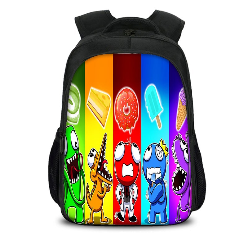 Rainbow Friends Backpack Kids Youth Student High Capacity Waterproof School Bag Birthday Gifts - Image 15
