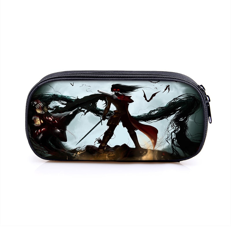 Hellsing Large Pencil Case Purse Storage Bags Multifunction Cosmetic Bag - Image 22