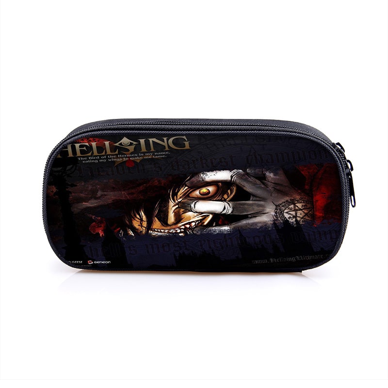 Hellsing Large Pencil Case Purse Storage Bags Multifunction Cosmetic Bag - Image 23