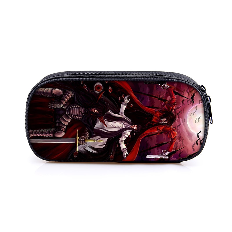 Hellsing Large Pencil Case Purse Storage Bags Multifunction Cosmetic Bag - Image 4