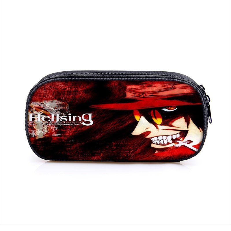 Hellsing Large Pencil Case Purse Storage Bags Multifunction Cosmetic Bag - Image 8