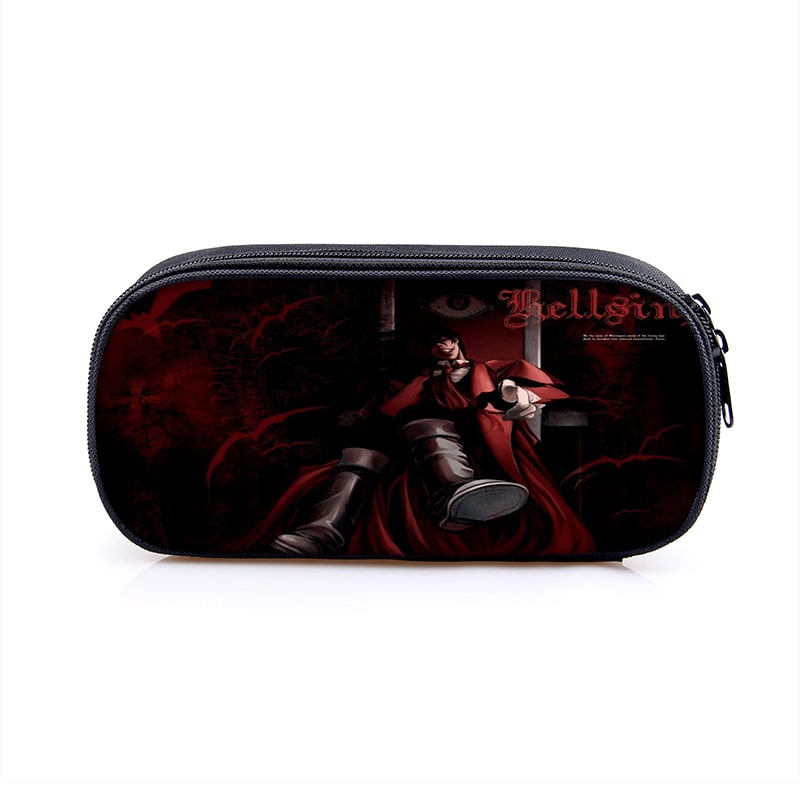 Hellsing Large Pencil Case Purse Storage Bags Multifunction Cosmetic Bag - Image 10