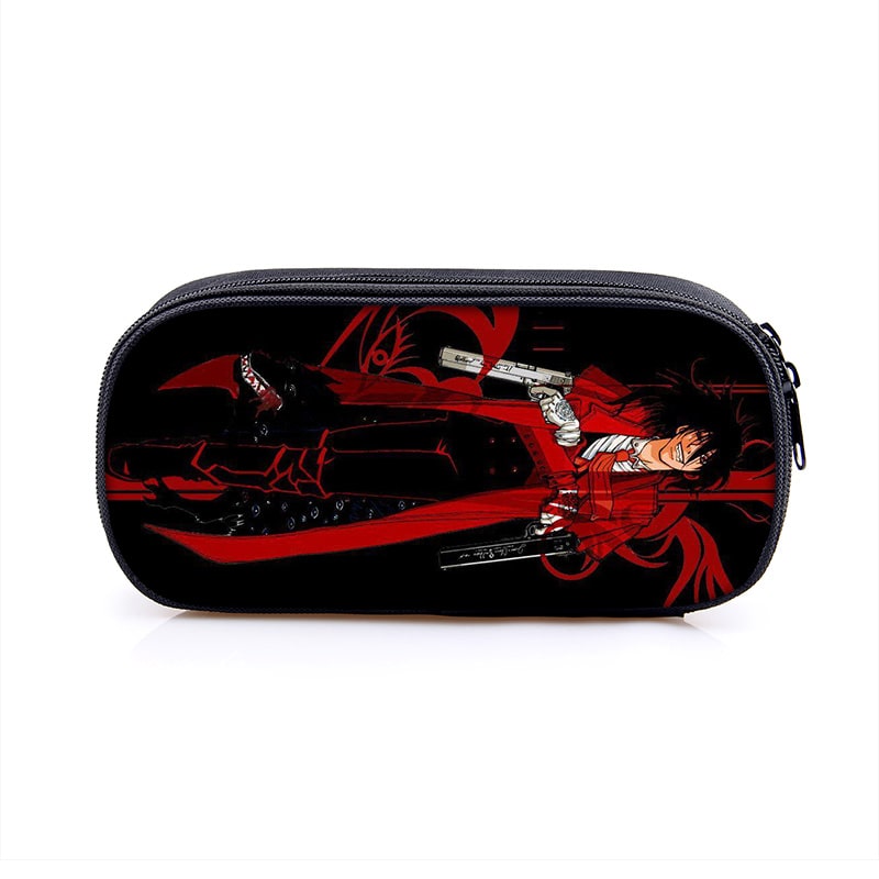 Hellsing Large Pencil Case Purse Storage Bags Multifunction Cosmetic Bag - Image 12