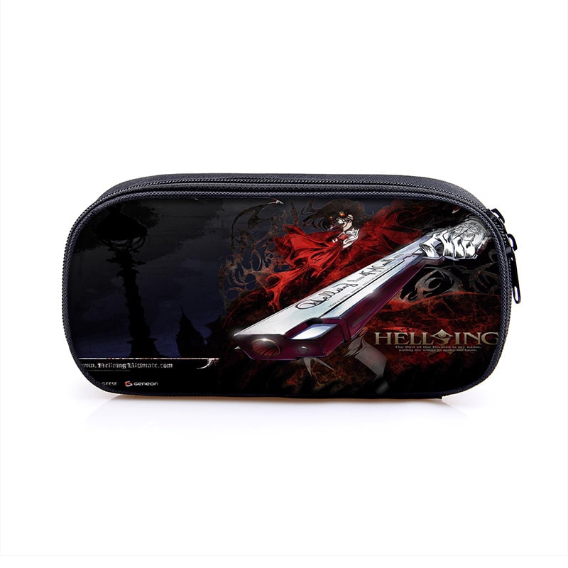 Hellsing Large Pencil Case Purse Storage Bags Multifunction Cosmetic Bag - Image 13
