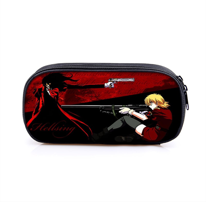 Hellsing Large Pencil Case Purse Storage Bags Multifunction Cosmetic Bag - Image 16
