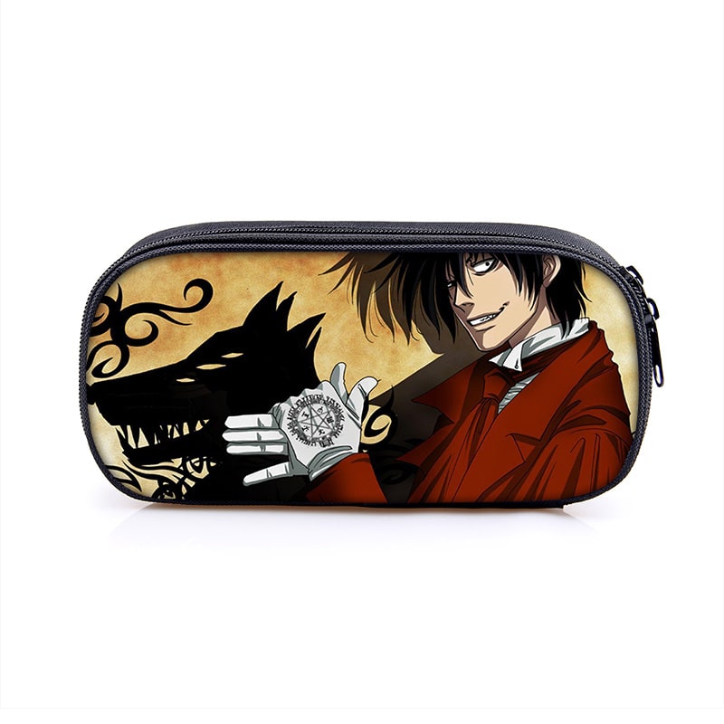Hellsing Large Pencil Case Purse Storage Bags Multifunction Cosmetic Bag - Image 17