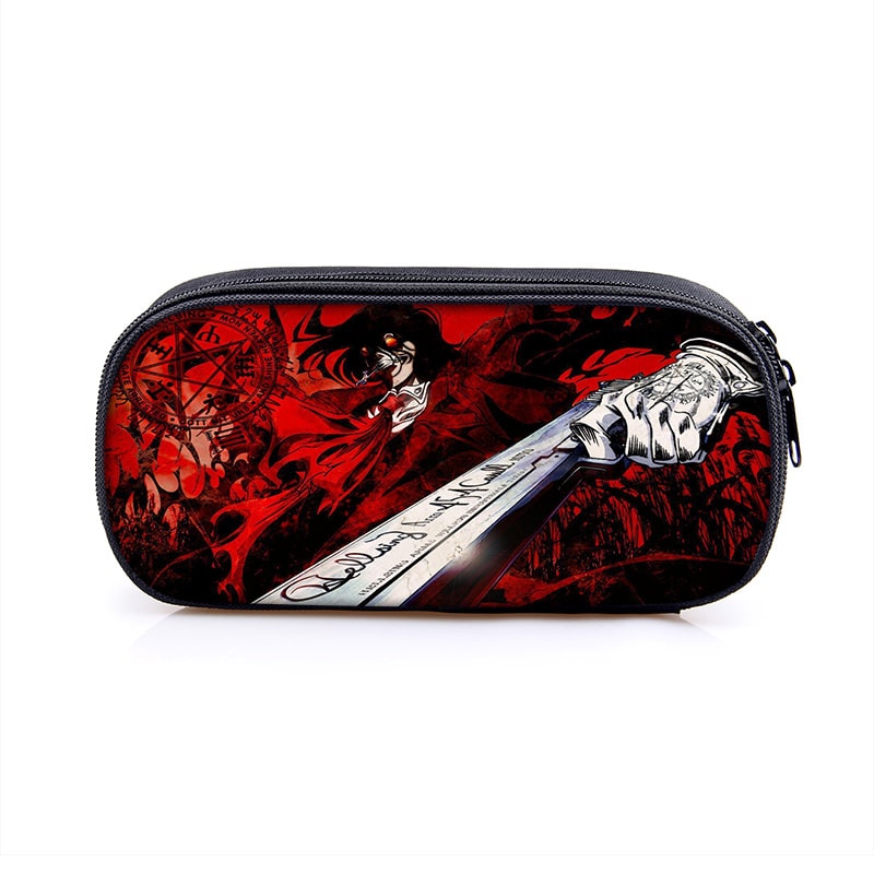 Hellsing Large Pencil Case Purse Storage Bags Multifunction Cosmetic Bag - Image 19