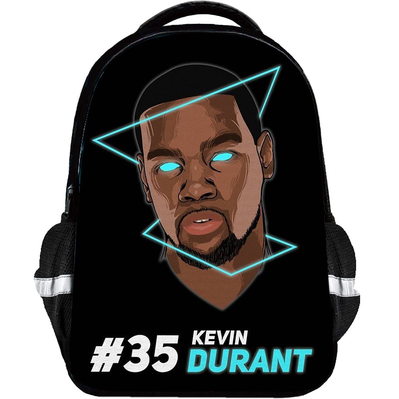 Kevin Durant Backpack Kids Youth Student High Capacity Waterproof School Bag Birthday Gifts - Image 34