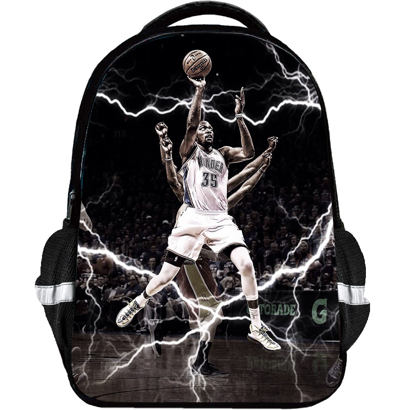 Kevin Durant Backpack Kids Youth Student High Capacity Waterproof School Bag Birthday Gifts - Image 2