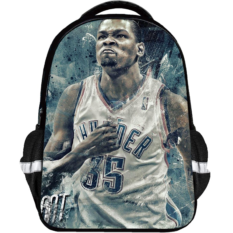 Kevin Durant Backpack Kids Youth Student High Capacity Waterproof School Bag Birthday Gifts - Image 4