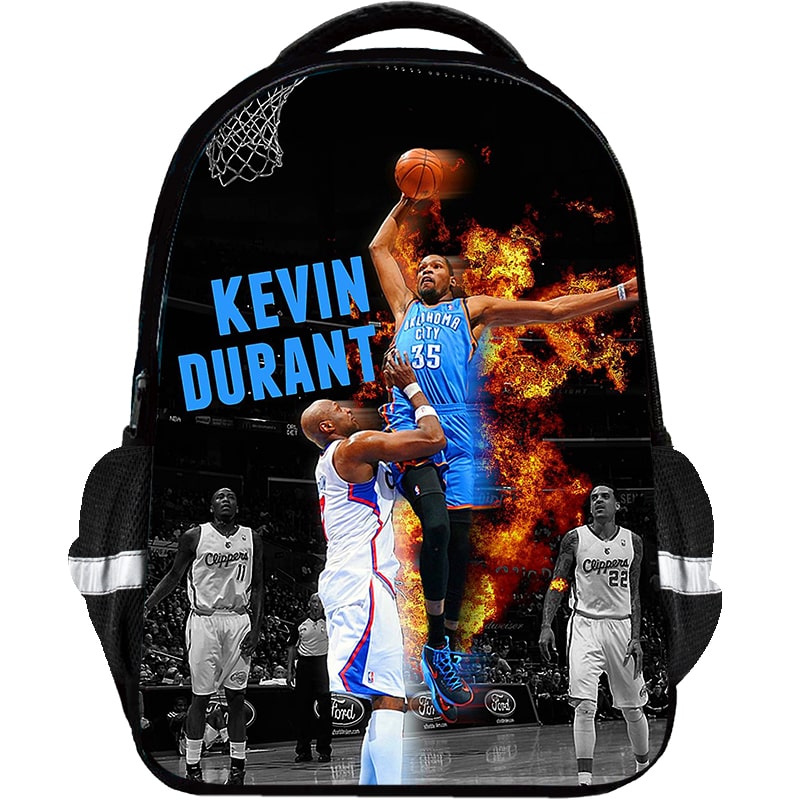 Kevin Durant Backpack Kids Youth Student High Capacity Waterproof School Bag Birthday Gifts - Image 5