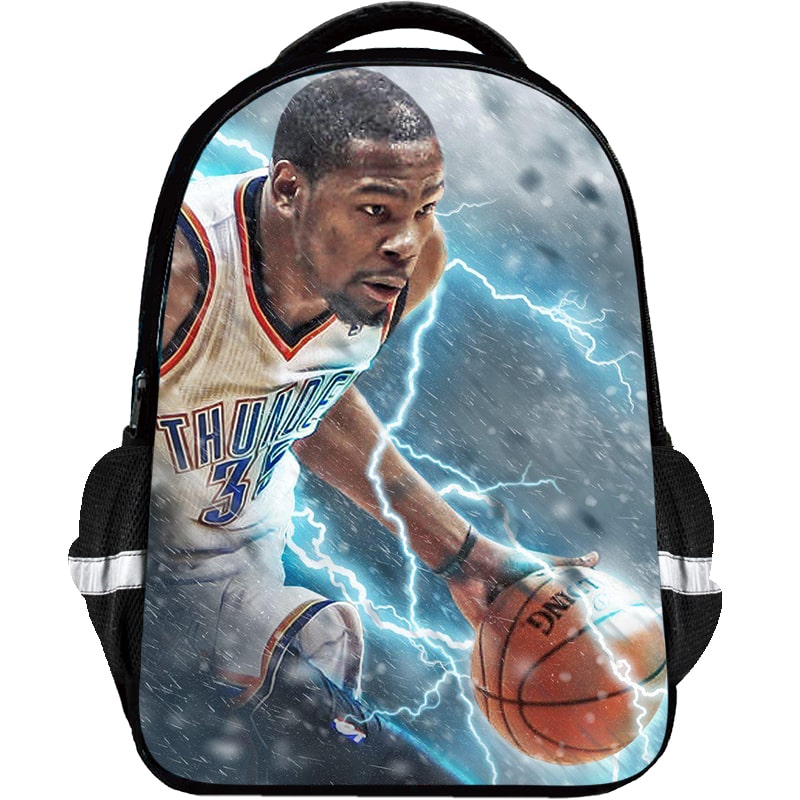Kevin Durant Backpack Kids Youth Student High Capacity Waterproof School Bag Birthday Gifts - Image 8