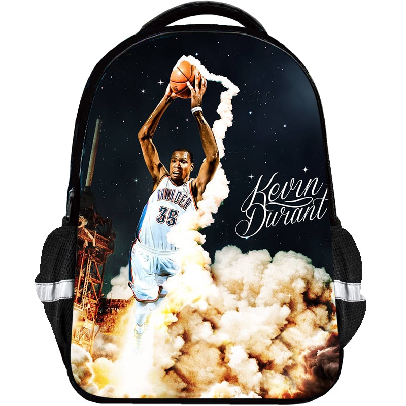 Kevin Durant Backpack Kids Youth Student High Capacity Waterproof School Bag Birthday Gifts - Image 9