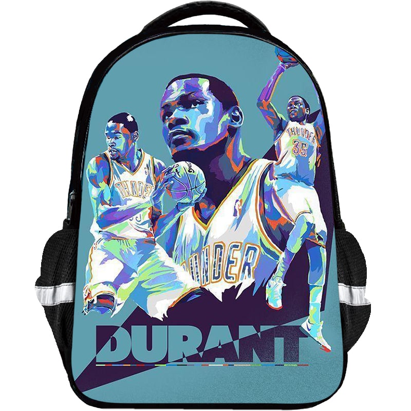 Kevin Durant Backpack Kids Youth Student High Capacity Waterproof School Bag Birthday Gifts - Image 17