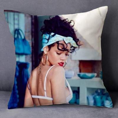 Rihanna Premium Hollow cotton Pillow - Image 6