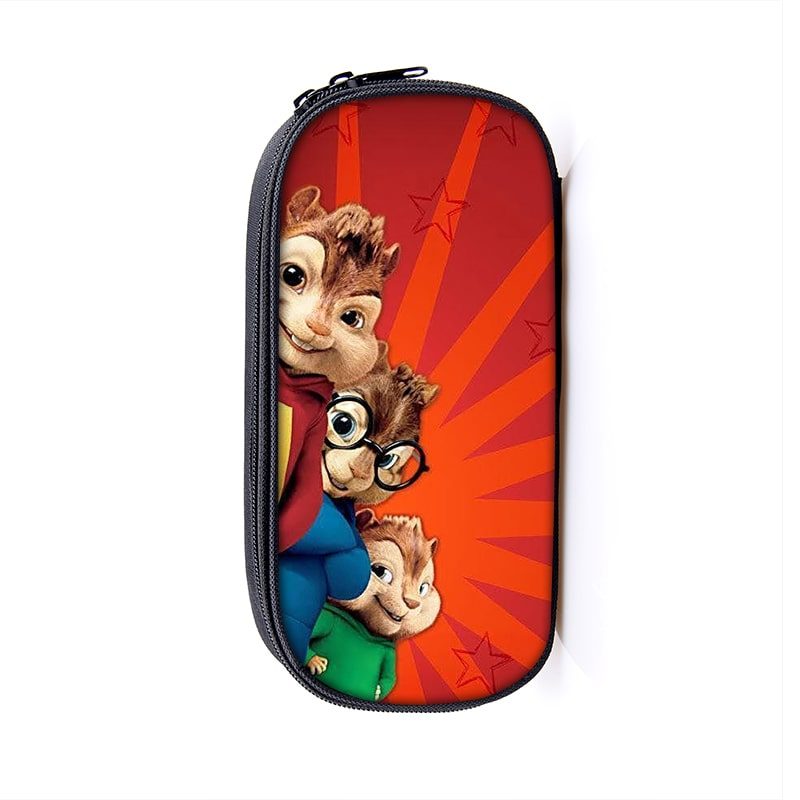Alvin And The Chipmunks Large Pencil Case Purse Storage Bags Multifunction Cosmetic Bag Gift - Image 13
