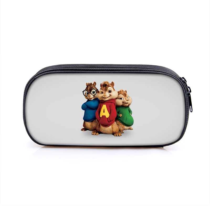 Alvin And The Chipmunks Large Pencil Case Purse Storage Bags Multifunction Cosmetic Bag Gift - Image 15