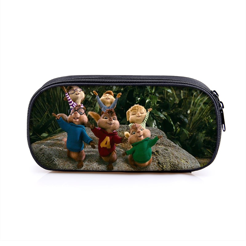 Alvin And The Chipmunks Large Pencil Case Purse Storage Bags Multifunction Cosmetic Bag Gift - Image 19