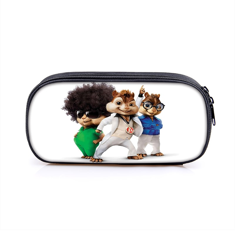 Alvin And The Chipmunks Large Pencil Case Purse Storage Bags Multifunction Cosmetic Bag Gift - Image 22