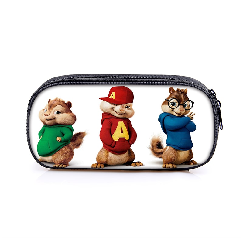 Alvin And The Chipmunks Large Pencil Case Purse Storage Bags Multifunction Cosmetic Bag Gift - Image 23