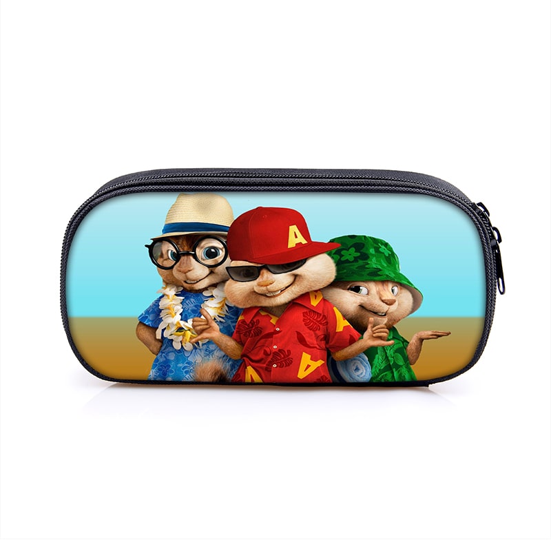 Alvin And The Chipmunks Large Pencil Case Purse Storage Bags Multifunction Cosmetic Bag Gift - Image 25