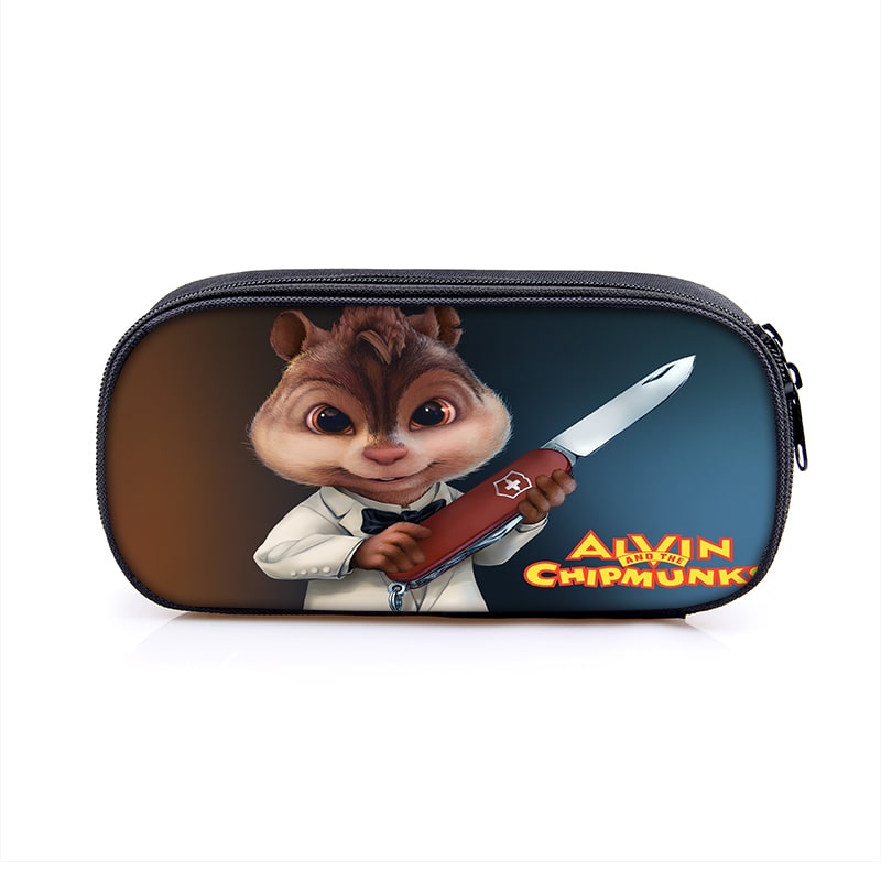 Alvin And The Chipmunks Large Pencil Case Purse Storage Bags Multifunction Cosmetic Bag Gift - Image 26