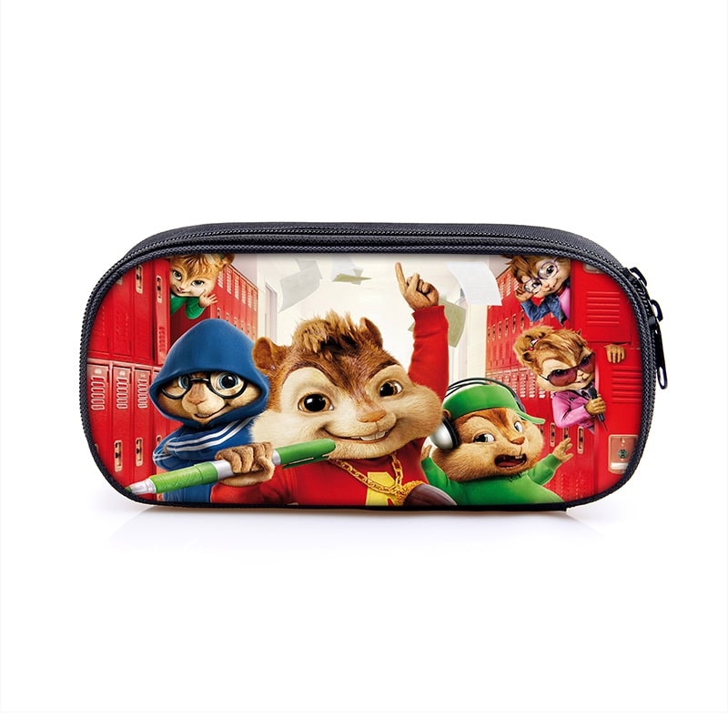 Alvin And The Chipmunks Large Pencil Case Purse Storage Bags Multifunction Cosmetic Bag Gift - Image 2