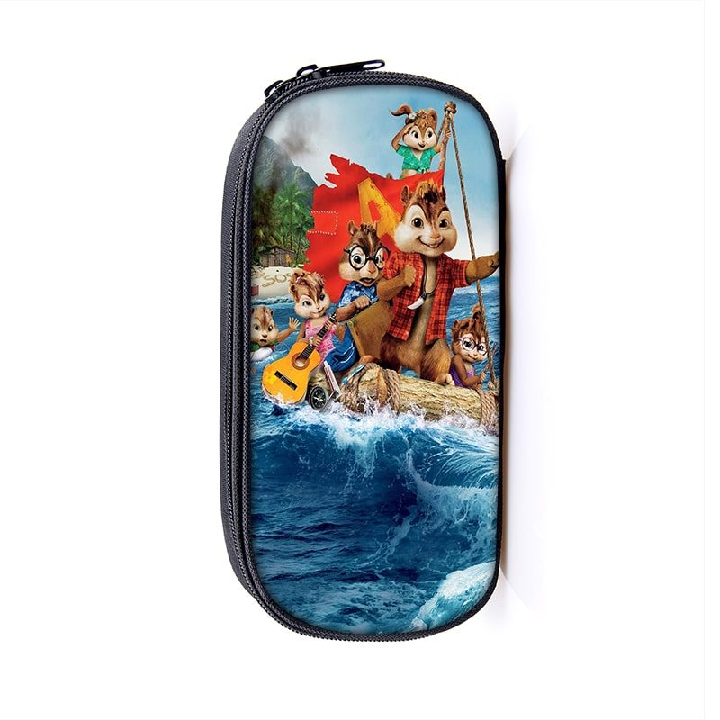Alvin And The Chipmunks Large Pencil Case Purse Storage Bags Multifunction Cosmetic Bag Gift - Image 9