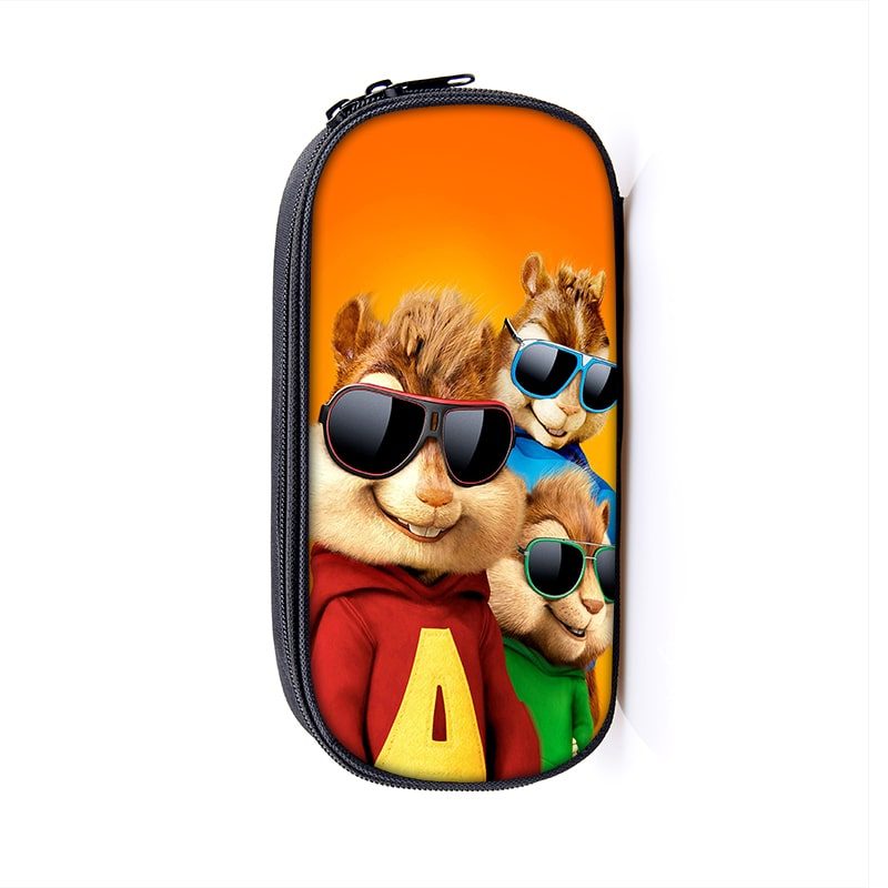 Alvin And The Chipmunks Large Pencil Case Purse Storage Bags Multifunction Cosmetic Bag Gift - Image 10