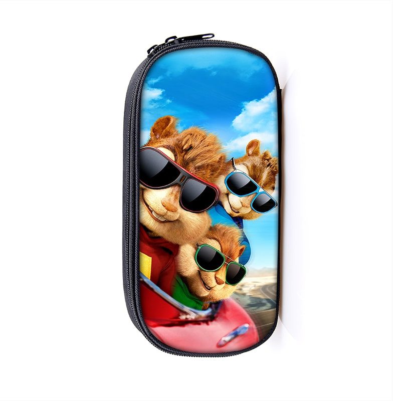 Alvin And The Chipmunks Large Pencil Case Purse Storage Bags Multifunction Cosmetic Bag Gift - Image 11