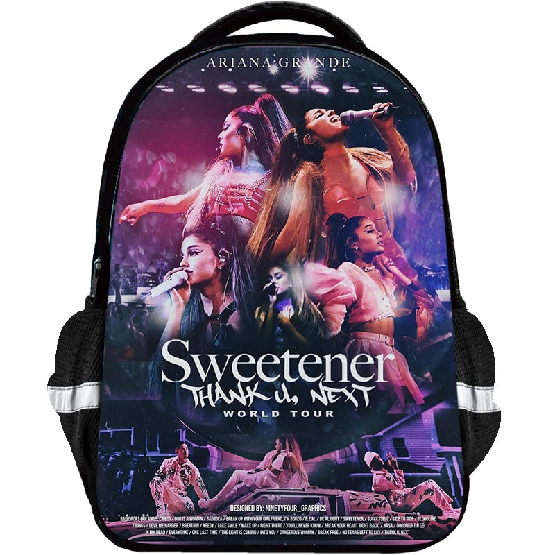 Ariana Grande Backpack Kids Youth Student High Capacity Waterproof School Bag Birthday Gifts - Image 12