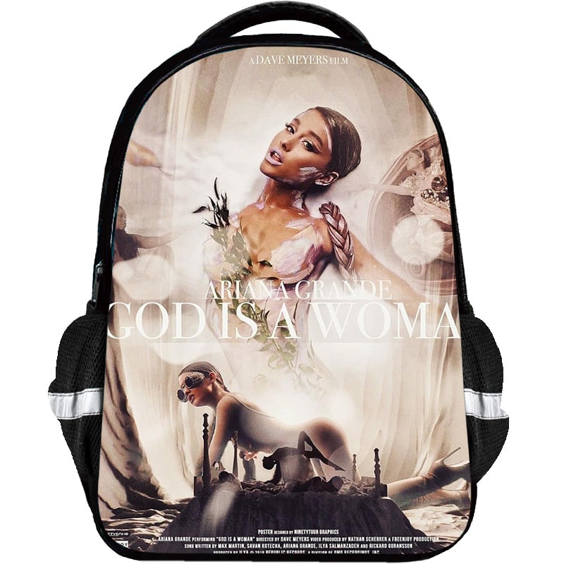 Ariana Grande Backpack Kids Youth Student High Capacity Waterproof School Bag Birthday Gifts - Image 3