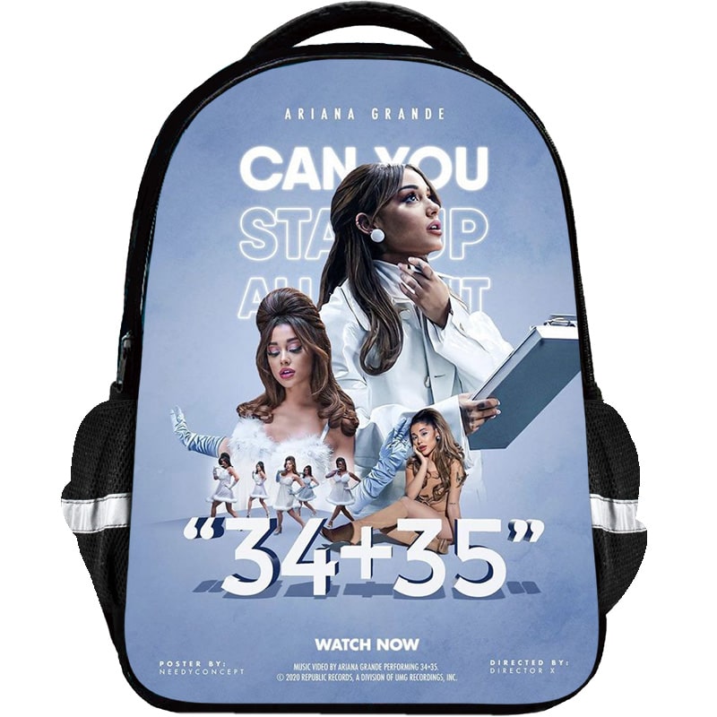 Ariana Grande Backpack Kids Youth Student High Capacity Waterproof School Bag Birthday Gifts - Image 5