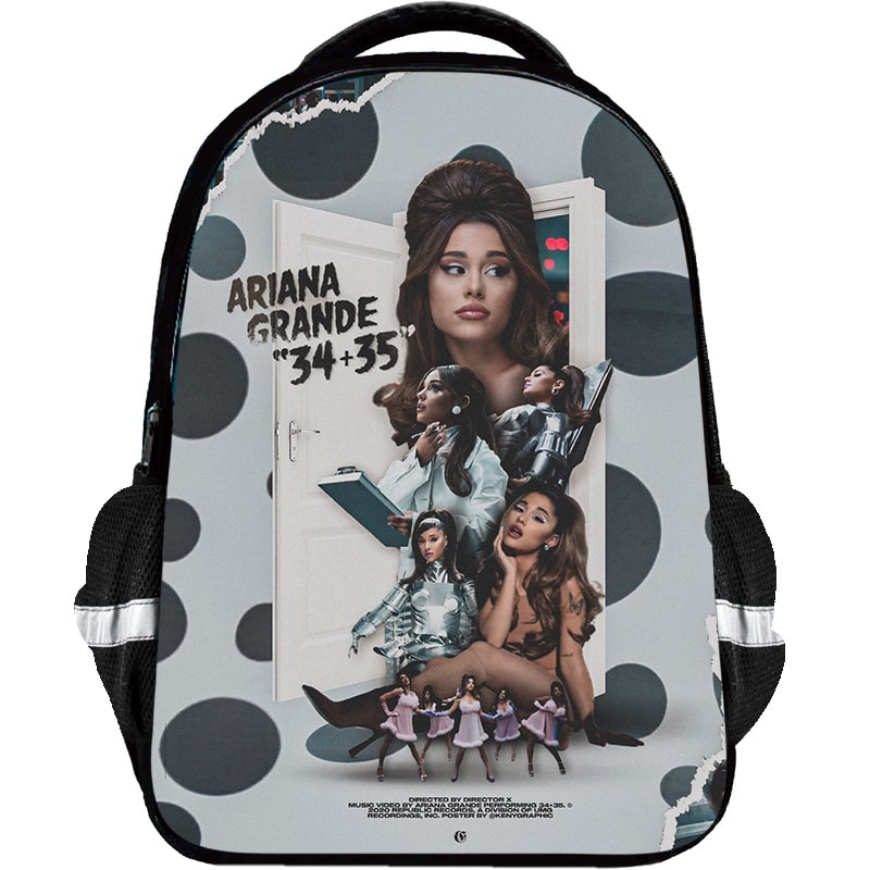 Ariana Grande Backpack Kids Youth Student High Capacity Waterproof School Bag Birthday Gifts - Image 6