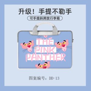 Pink Panther Dirty and splash resistant laptop liner for laptop bag